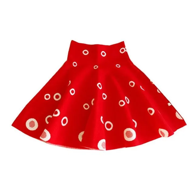 2017 New Girls Spring & Summer Solid Skirts Girls High Waist tutu Skirt Baby Girls Party Skirts Kids Brand ,LC082