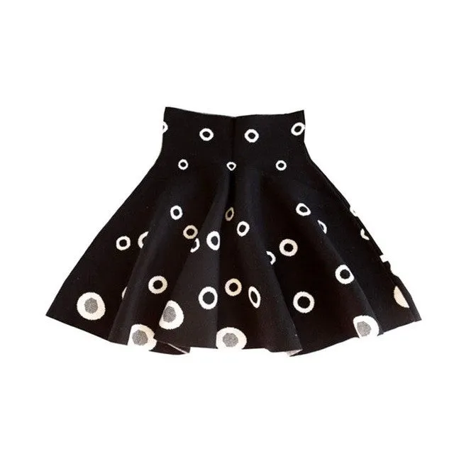 2017 New Girls Spring & Summer Solid Skirts Girls High Waist tutu Skirt Baby Girls Party Skirts Kids Brand ,LC082