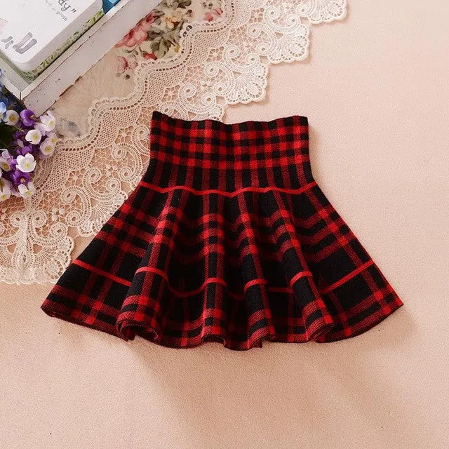 2017 New Girls Spring & Summer Solid Skirts Girls High Waist tutu Skirt Baby Girls Party Skirts Kids Brand ,LC082