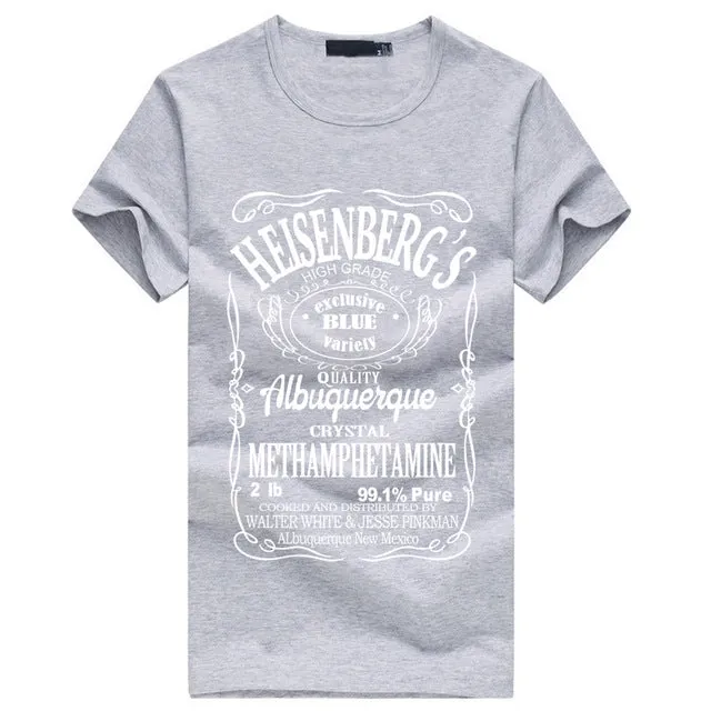 2017 New Summer Fashion Brothers Shirt Men Breaking Bad Walter White Men T-Shirt Heisenberg Men Tops funny Tops shirts S-XXXL