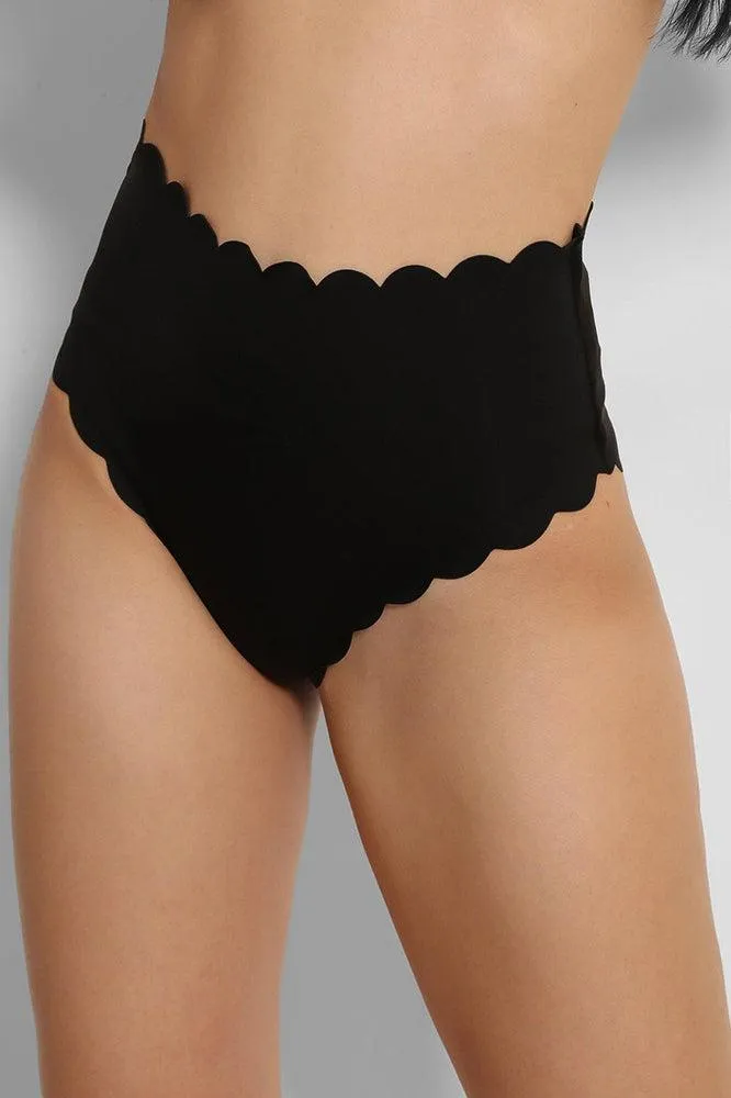 Black Scallop Trims Bottoms