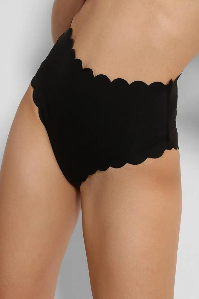 Black Scallop Trims Bottoms
