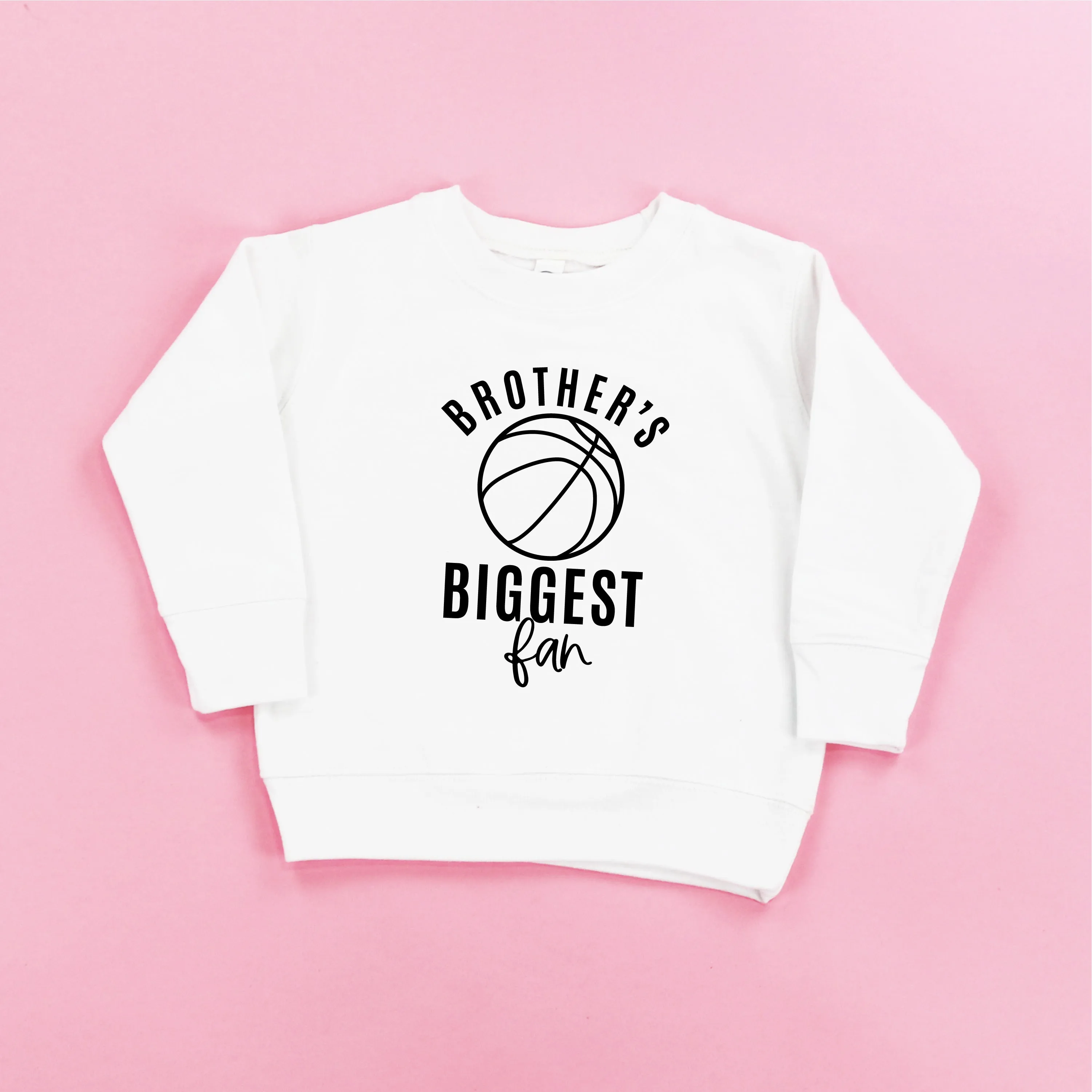 Brother's Biggest Fan - (Basketball) - Child Sweater