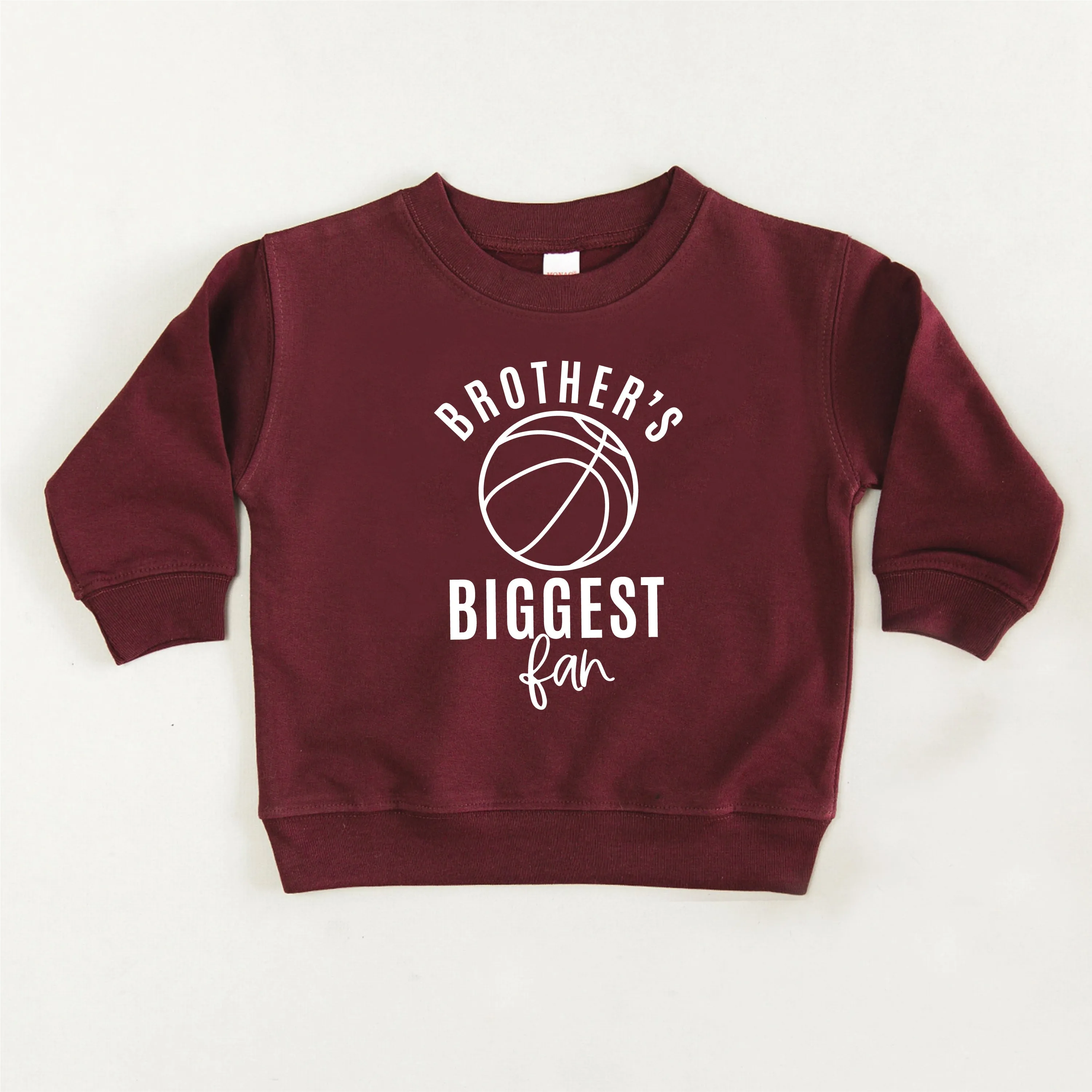 Brother's Biggest Fan - (Basketball) - Child Sweater