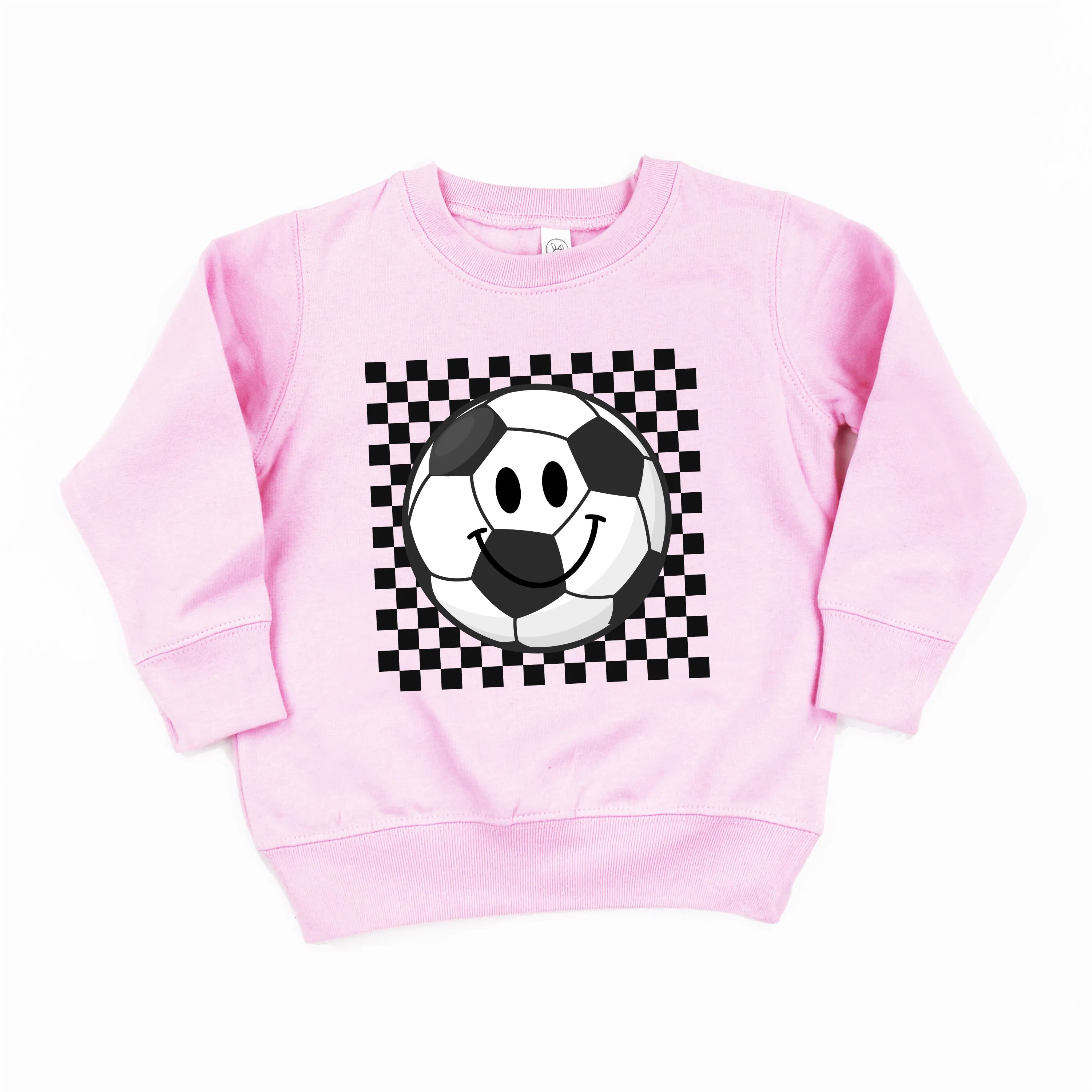 Checkers Smiley - Soccer Ball - Child Sweater
