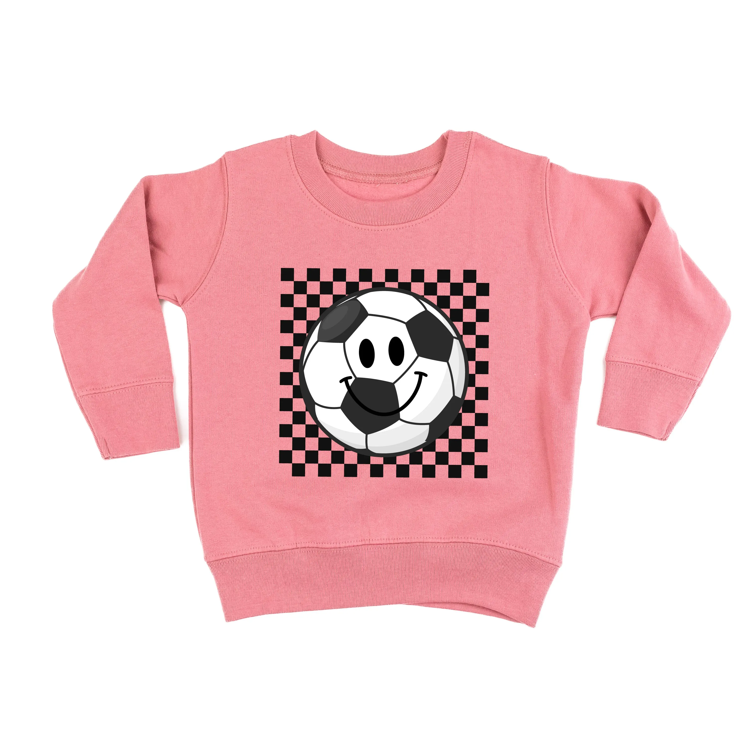Checkers Smiley - Soccer Ball - Child Sweater