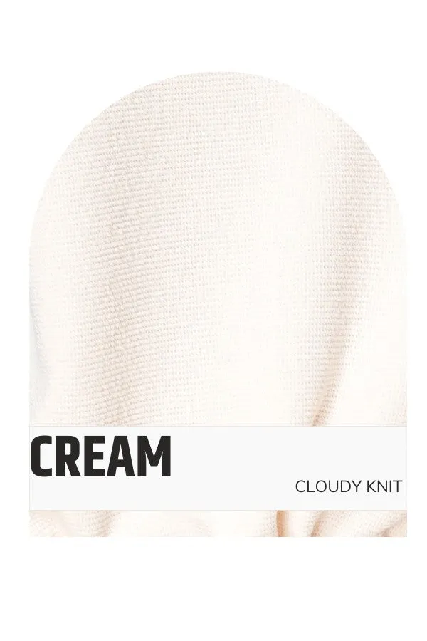 Cream Knit Bottoms