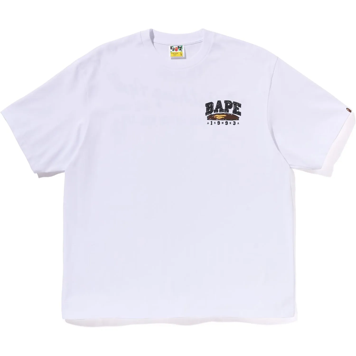 HAND DRAW BAPE RELAXED FIT TEE MENS