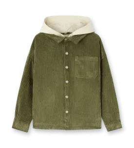 Hooded Overshirt Military