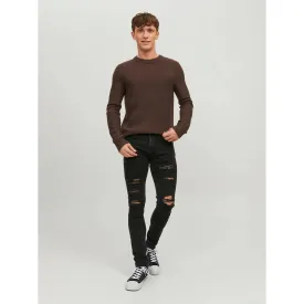 JJ Skinny Black Ripped Jeans
