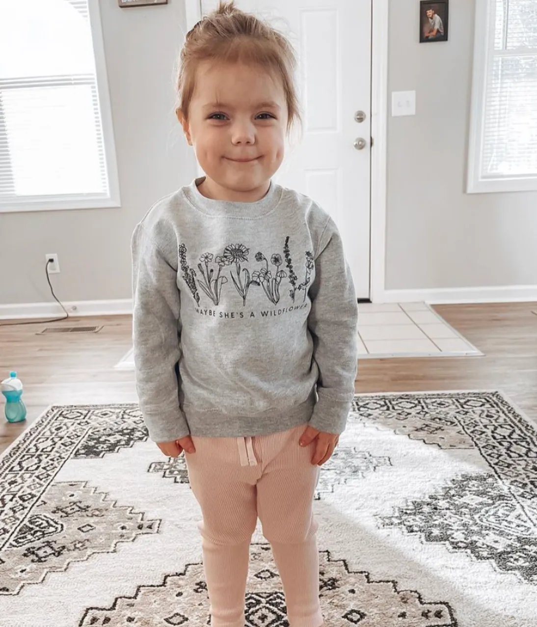 Maybe She's A Wildflower - Child Sweater