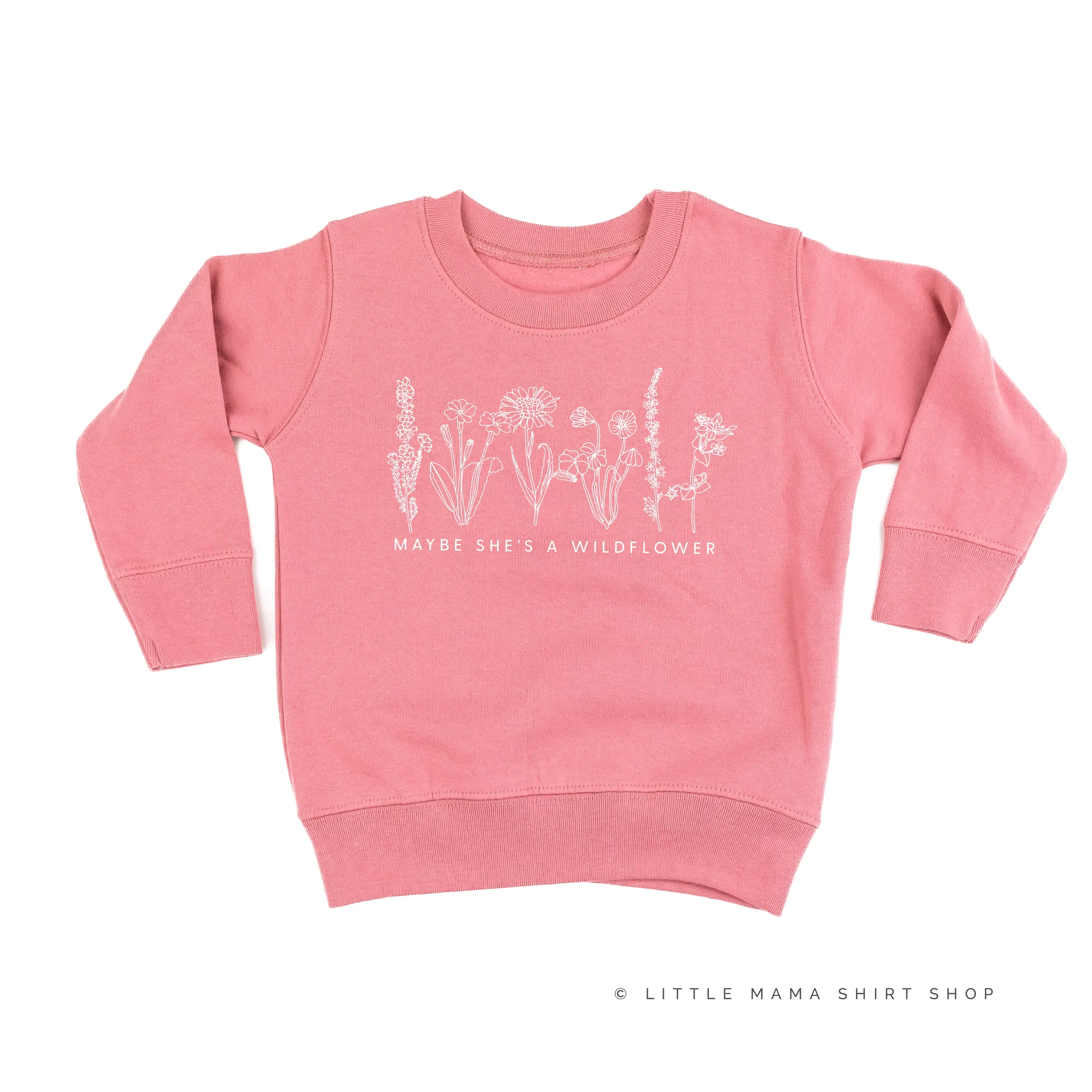 Maybe She's A Wildflower - Child Sweater