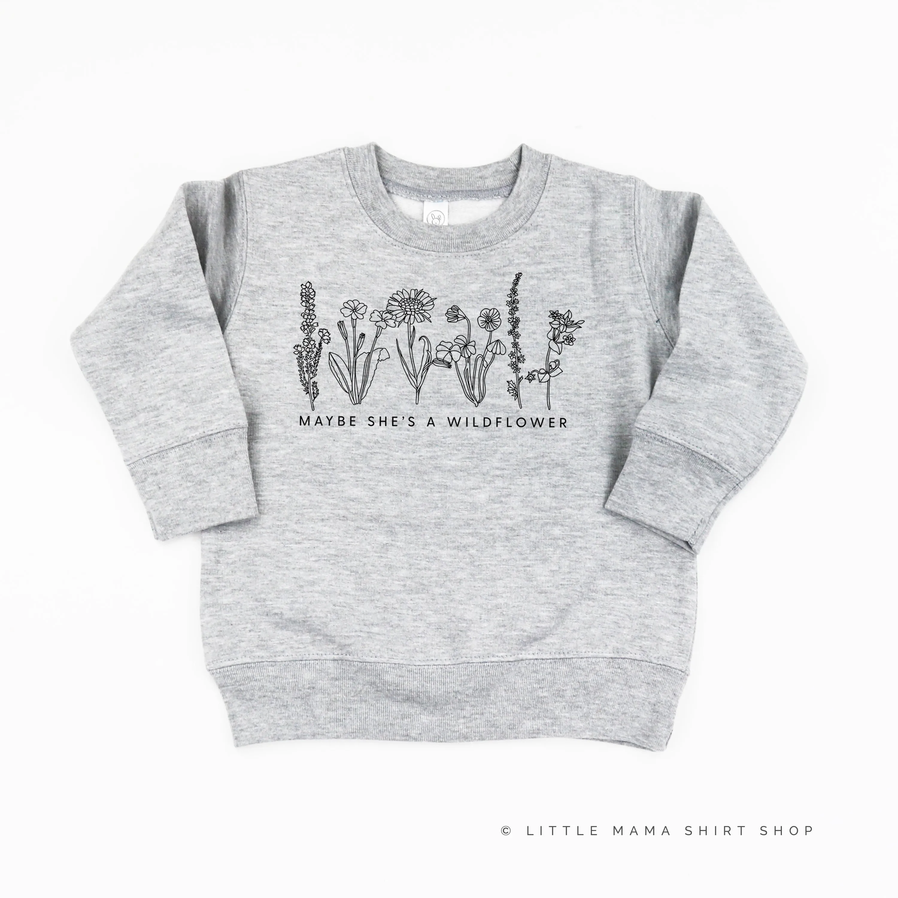 Maybe She's A Wildflower - Child Sweater