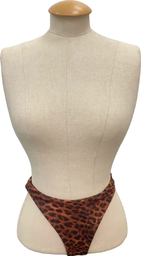 Monday Swimwear Leopard Bikini Bottoms UK S