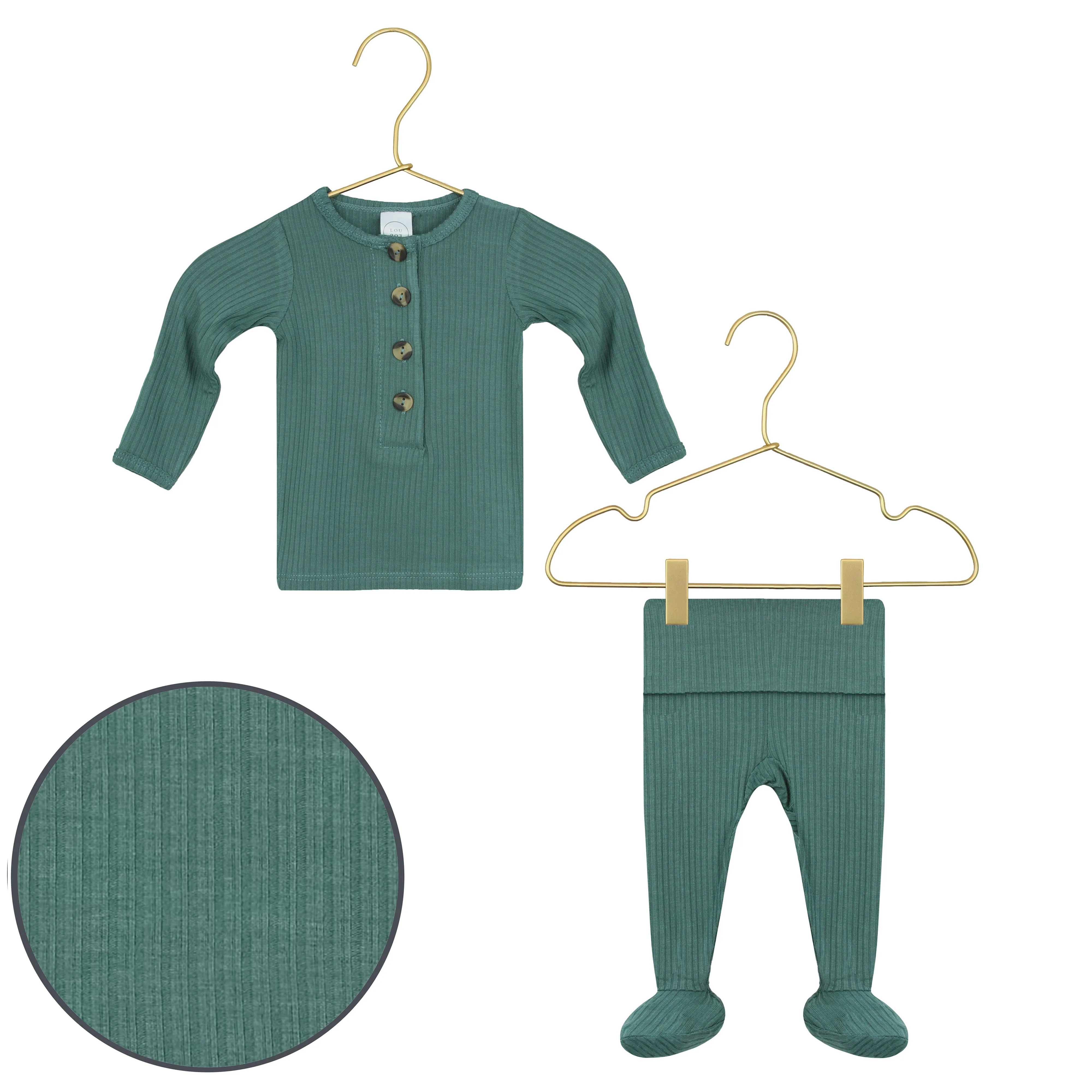 Pierce Ribbed Top   Bottoms