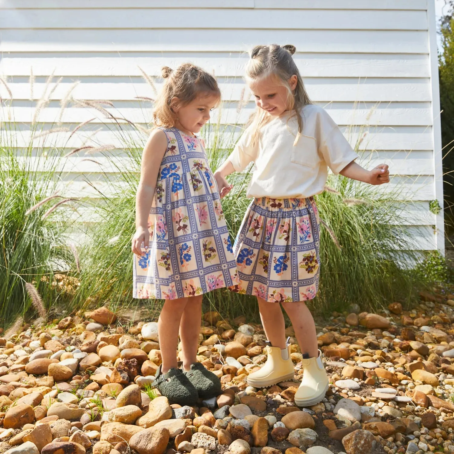 Sage x Clare Charita Kids Skirt