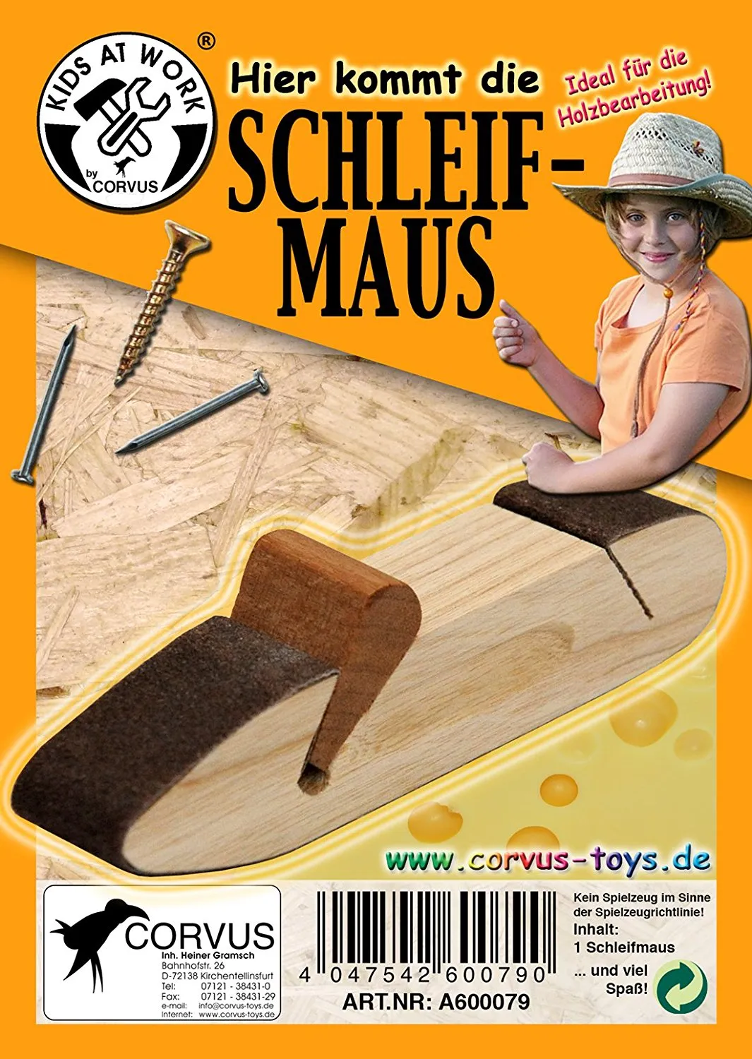 Sander Mouse by Kids at Work
