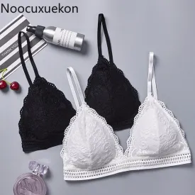 Seamless Bra New Fashion French Style Bralette Seamless Deep V Lace Girl Women Bra