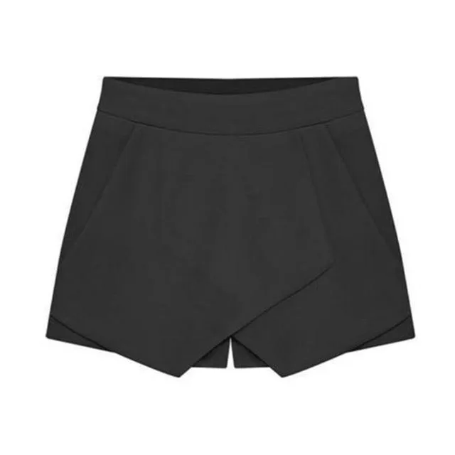Shorts for women 2017 Skirts Short Ladies Shorts Women Shorts with high waist Bright Mini Asymmetrical 6 Candy Colors