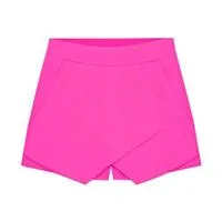 Shorts for women 2017 Skirts Short Ladies Shorts Women Shorts with high waist Bright Mini Asymmetrical 6 Candy Colors