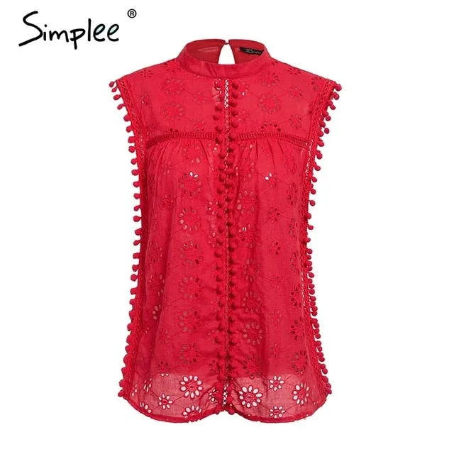 Simplee Elegant tank top women