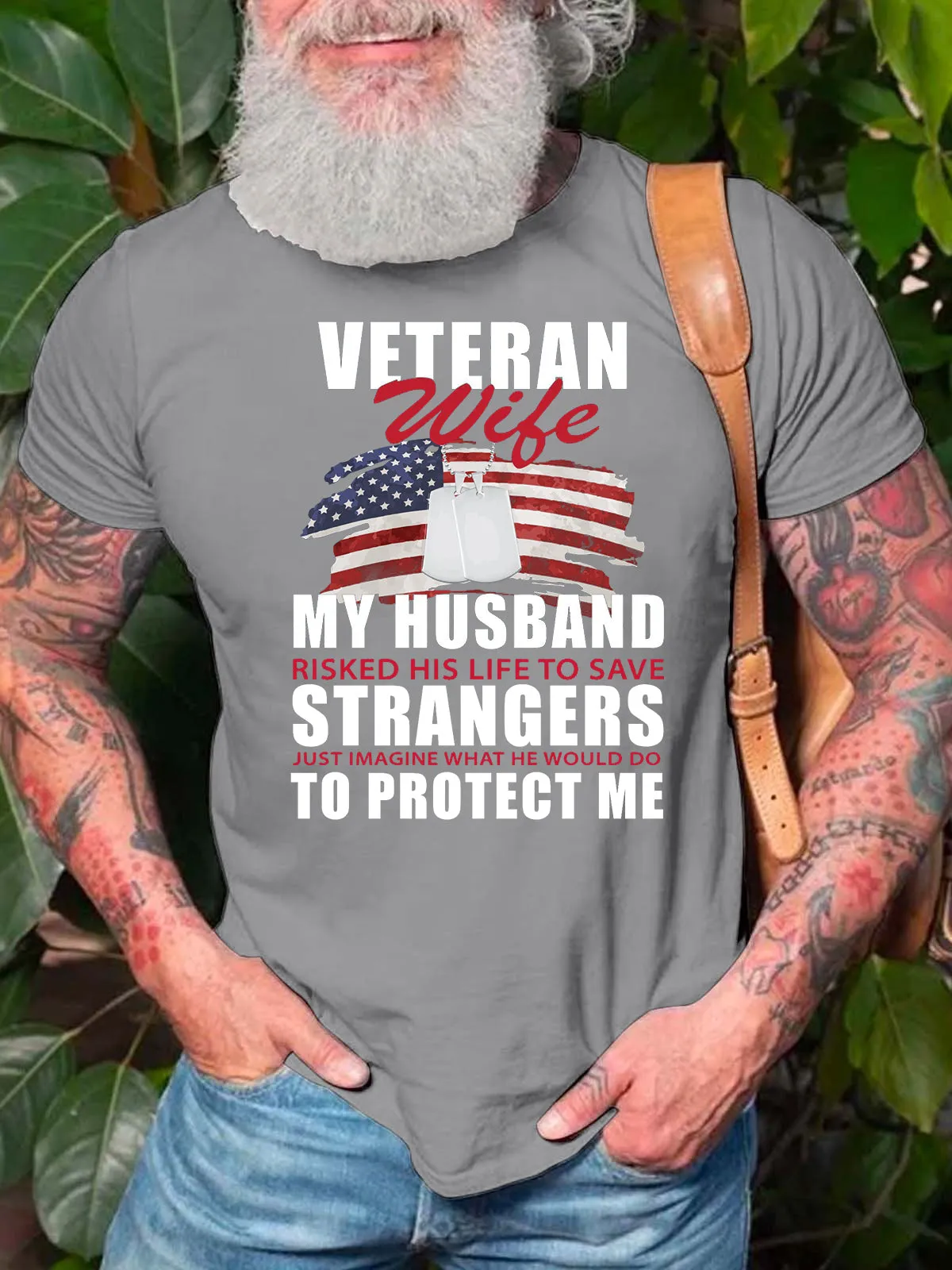 Veteran Wife Men T-Shirt