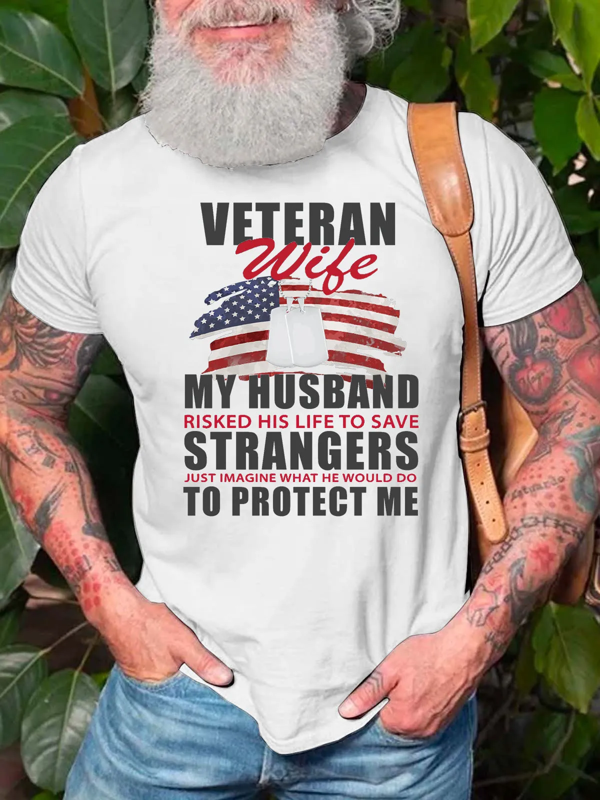 Veteran Wife Men T-Shirt