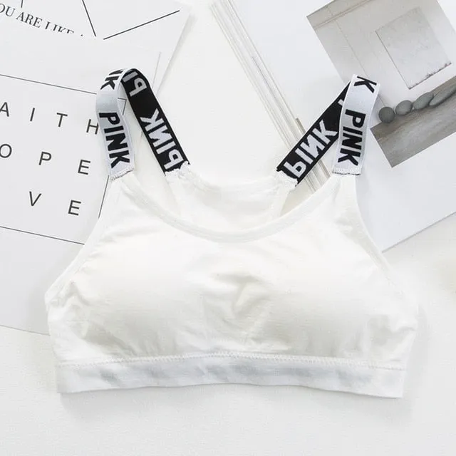 Women Crop Top Cropped Padded Bra Tank Top Vest Fitness Stretch Women's Tanks Workout Bras