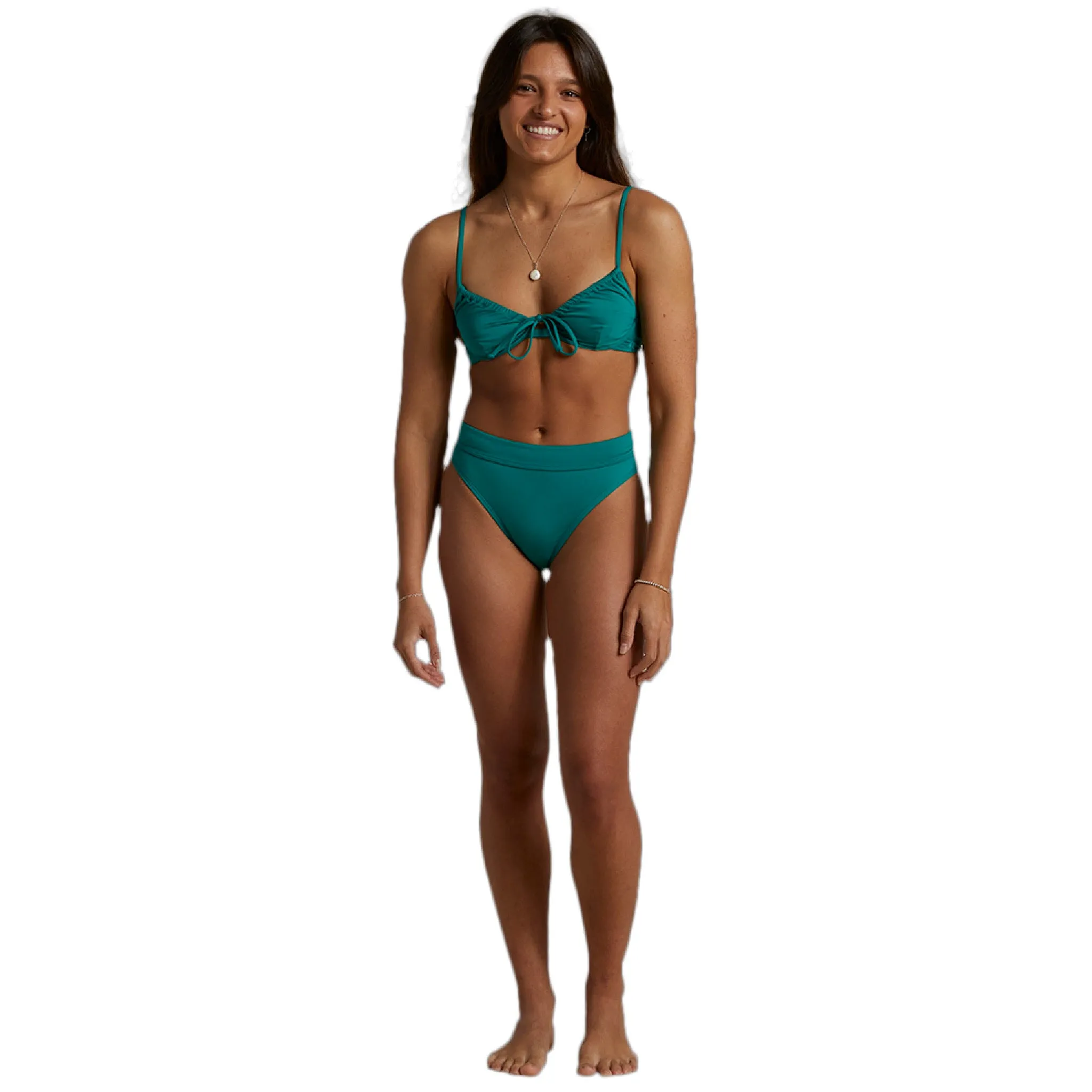 Womens Waipio Maui Bikini Bottom - Jade